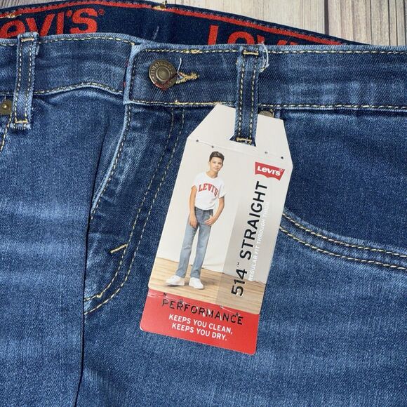 Levi’s 514 Straight Boys Size 16 Regular 28x30 Jeans- New With Tags - Picture 4 of 11